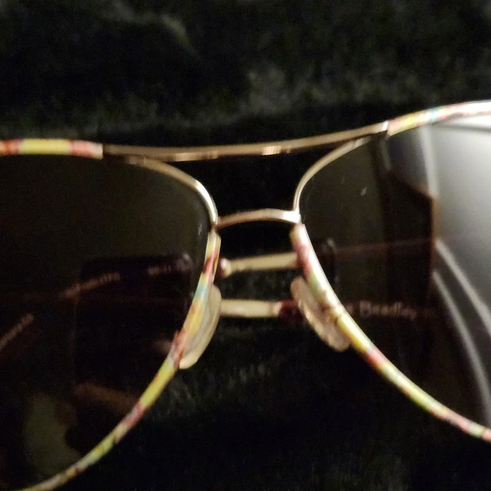 Vera Bradley Tutti Frutti VB Barbara 60[]11-135 Aviator Floral Sunglasses Amber